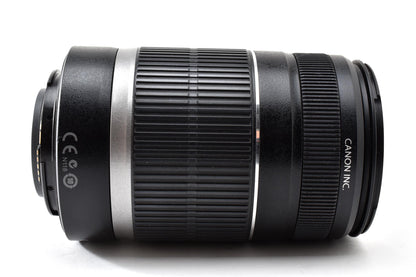 良品 Canon キヤノン EF-S 55-250mm F4-5.6 IS AFレンズ EFマウント APS-C フード付 260930c