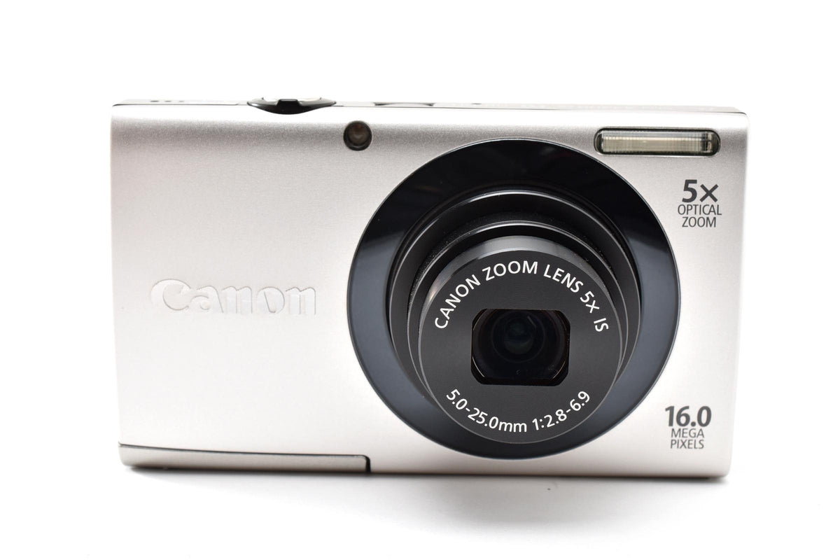美品 Canon キヤノン PowerShot A3400 IS コンパクトデジタルカメラ シルバー 元箱付 260925c