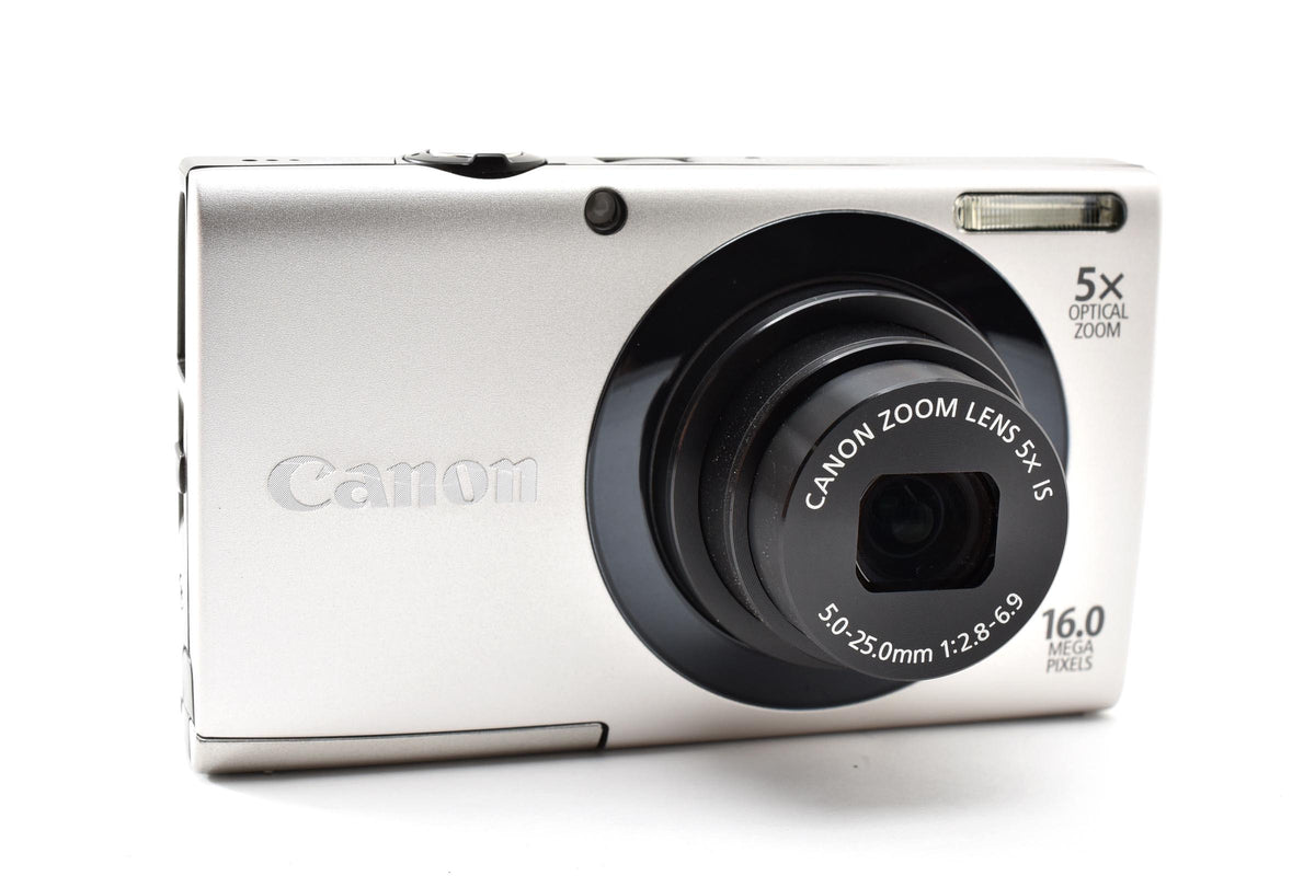 美品 Canon キヤノン PowerShot A3400 IS コンパクトデジタルカメラ シルバー 元箱付 260925c