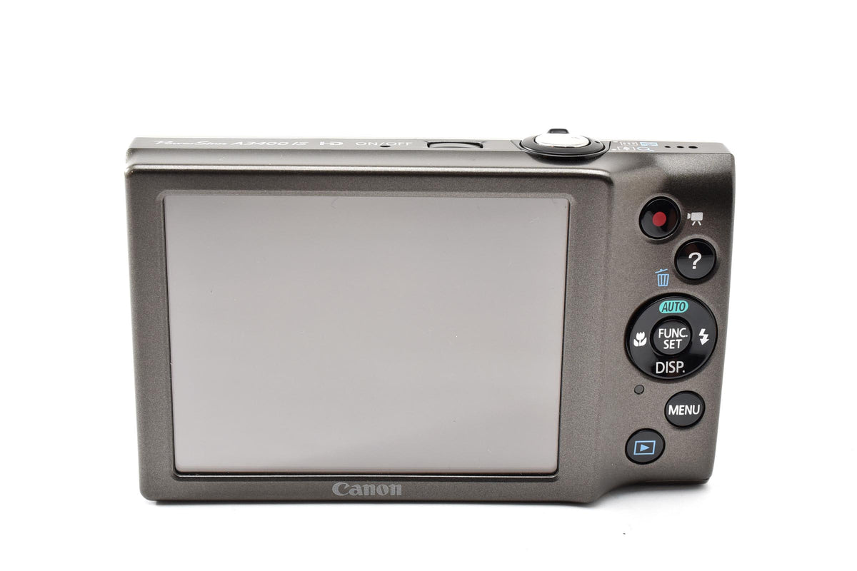 美品 Canon キヤノン PowerShot A3400 IS コンパクトデジタルカメラ シルバー 元箱付 260925c