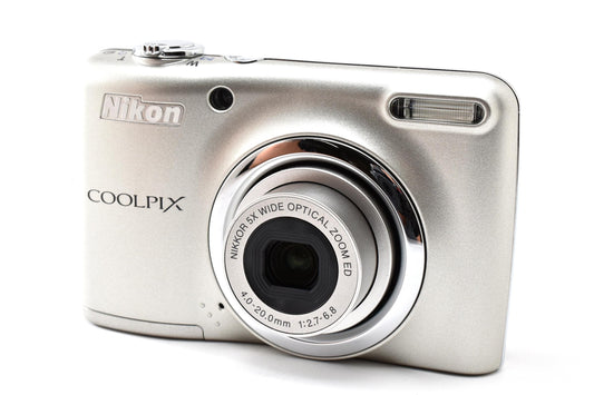 美品 Nikon ニコン COOLPIX L23 コンパクトデジタルカメラ シルバー 260928n