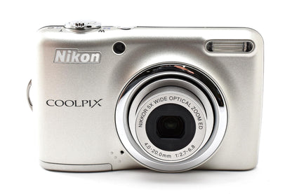 美品 Nikon ニコン COOLPIX L23 コンパクトデジタルカメラ シルバー 260928n