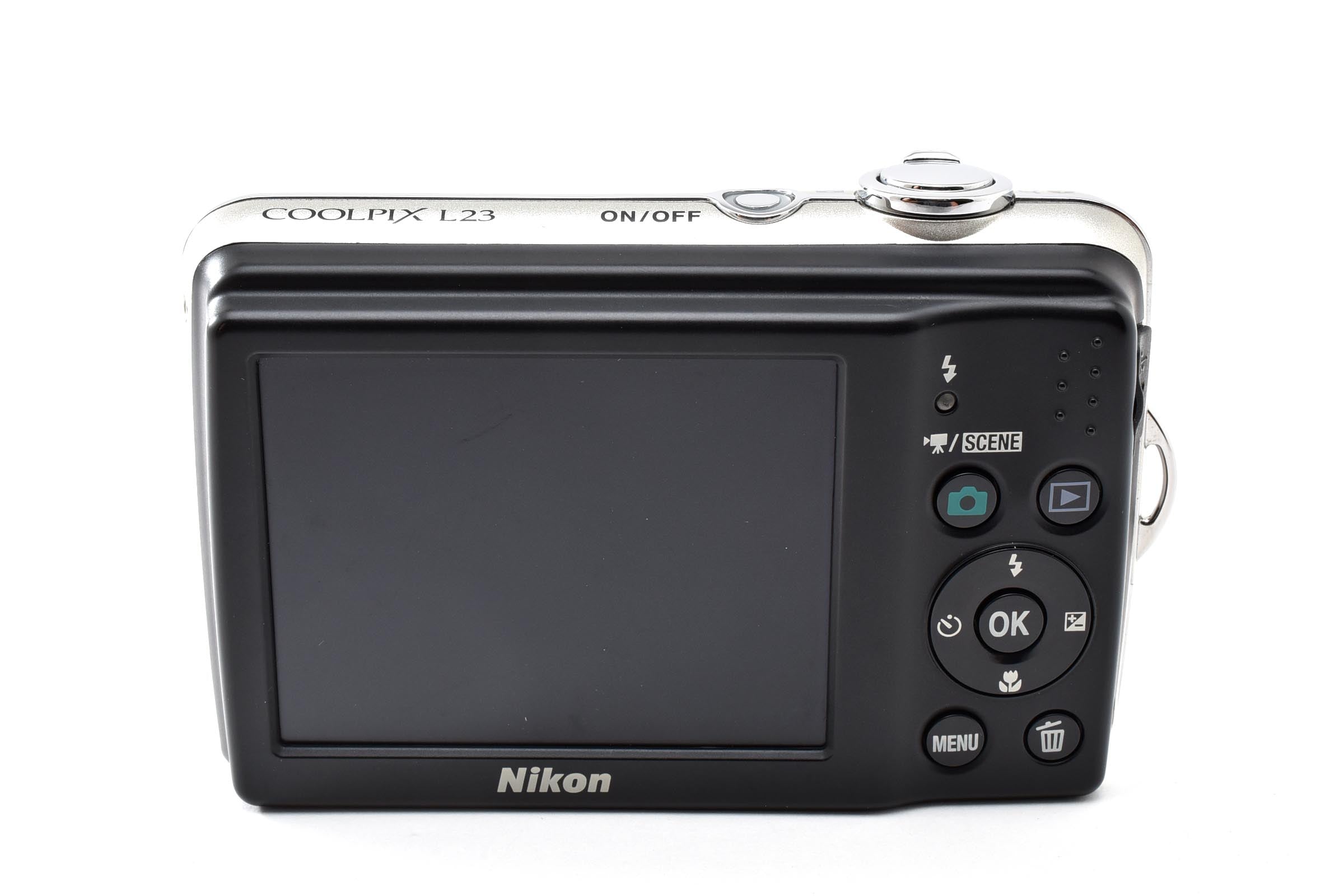 美品 Nikon ニコン COOLPIX L23 コンパクトデジタルカメラ シルバー