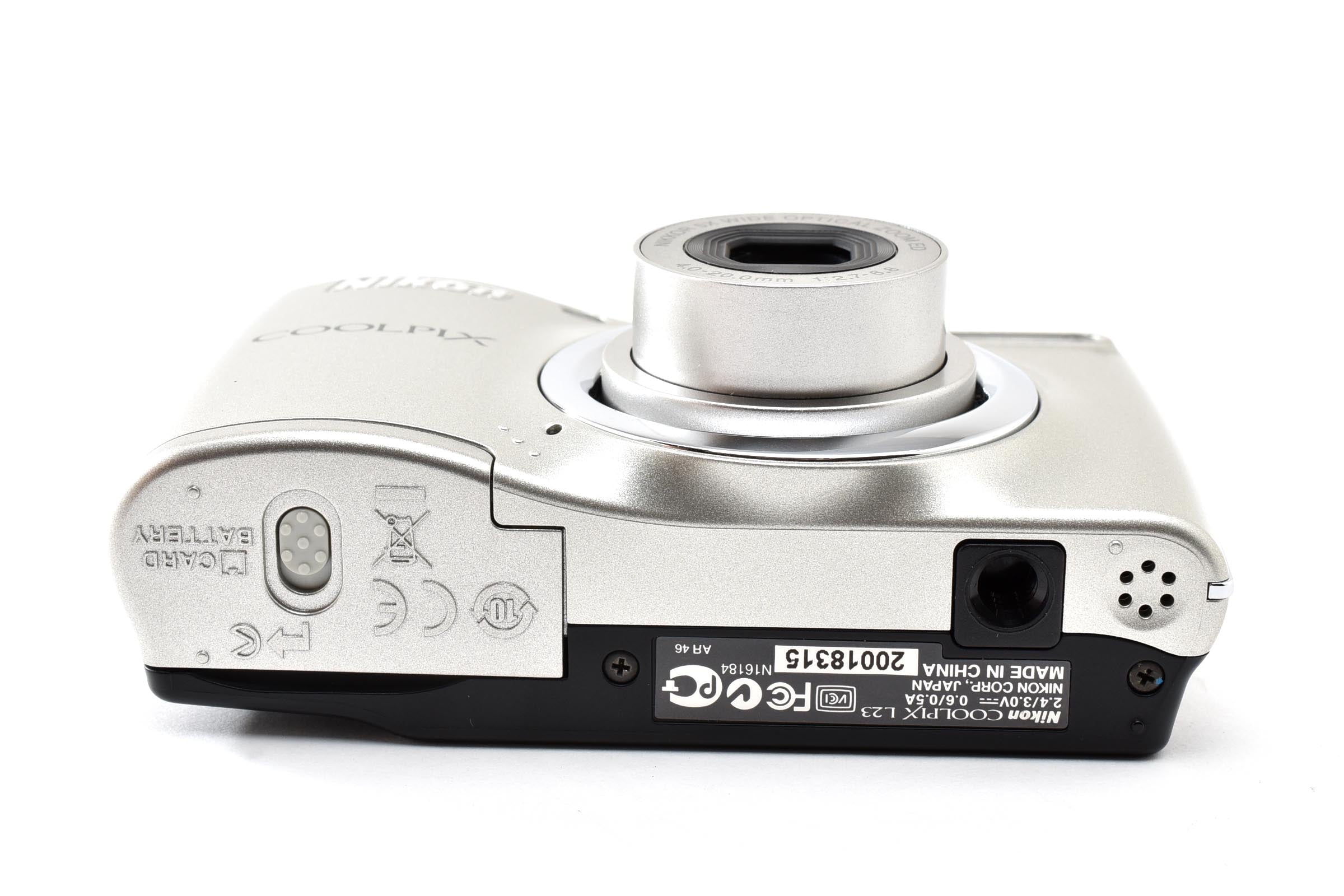 美品 Nikon ニコン COOLPIX L23 コンパクトデジタルカメラ シルバー