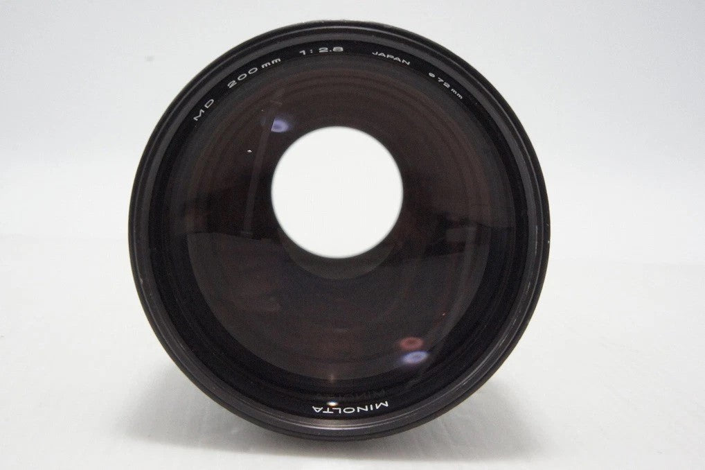 レア MINOLTA ミノルタ NEW MD 200mm F2.8 MFレンズ SR/MDマウント 260812b