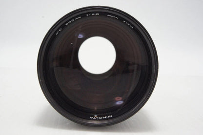 レア MINOLTA ミノルタ NEW MD 200mm F2.8 MFレンズ SR/MDマウント 260812b
