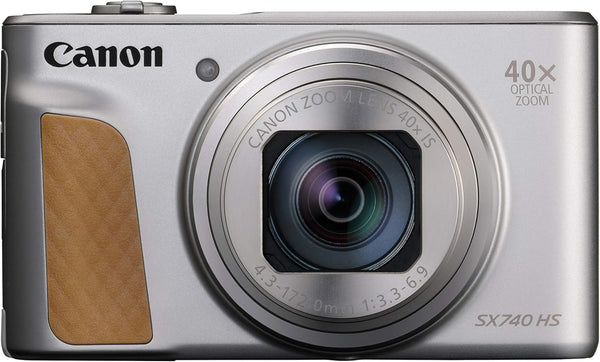 未使用品 Canon キヤノン PowerShot SX740 HS コンパクトデジタルカメラ シルバー 元箱付 250729b