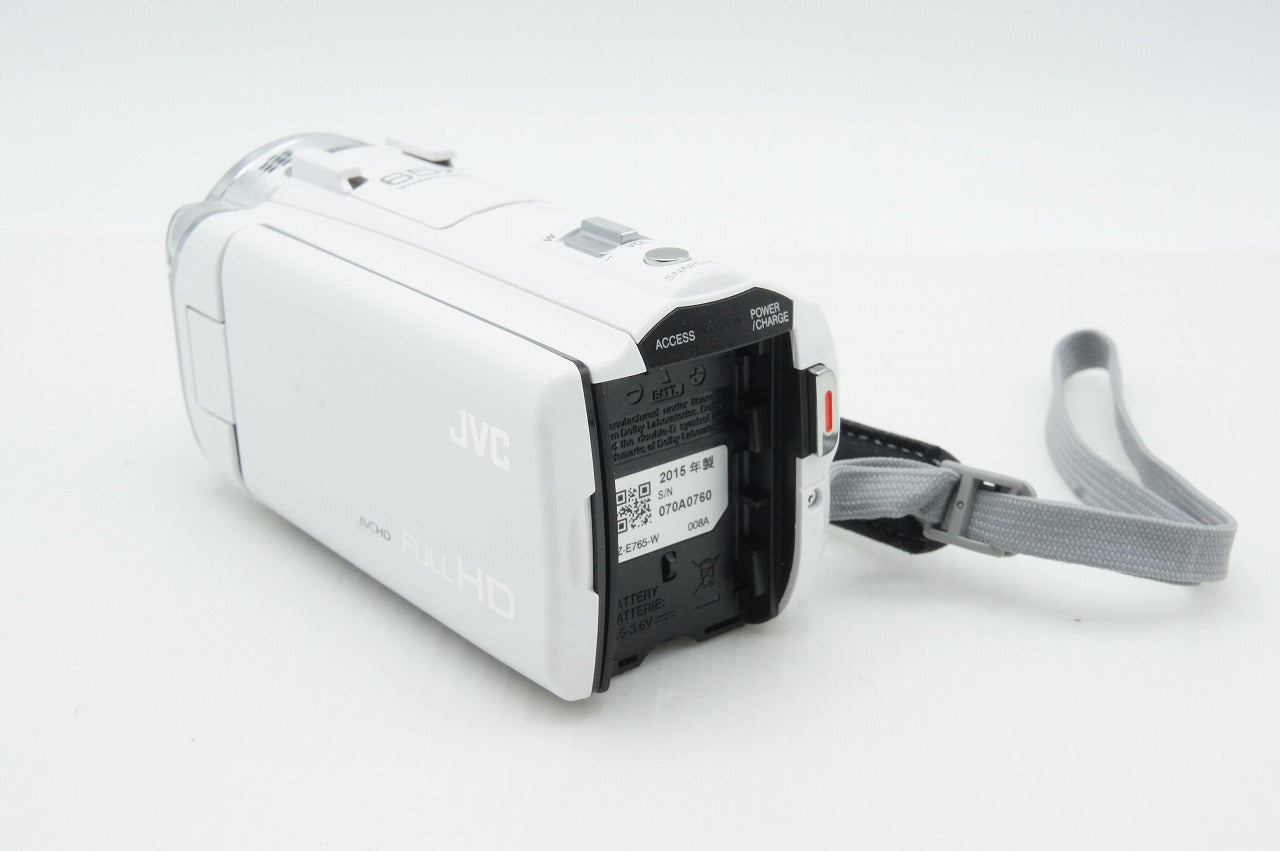 美品 JVC ケンウッド Everio GZ-E765 デジタルビデオカメラ ホワイト 元箱付 260317x
