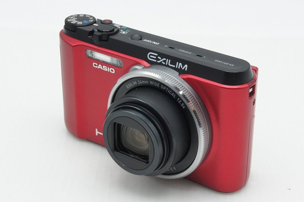 良品 CASIO カシオ EXILIM EX-ZR1000 コンパクトデジタルカメラ レッド 260317g