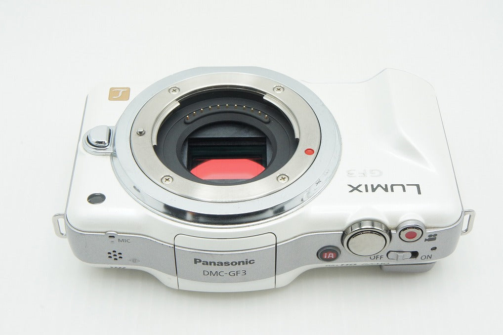 良品 Panasonic パナソニック LUMIX DMC-GF3 ボディ ミラーレス一眼カメラ シェルホワイト 260205af