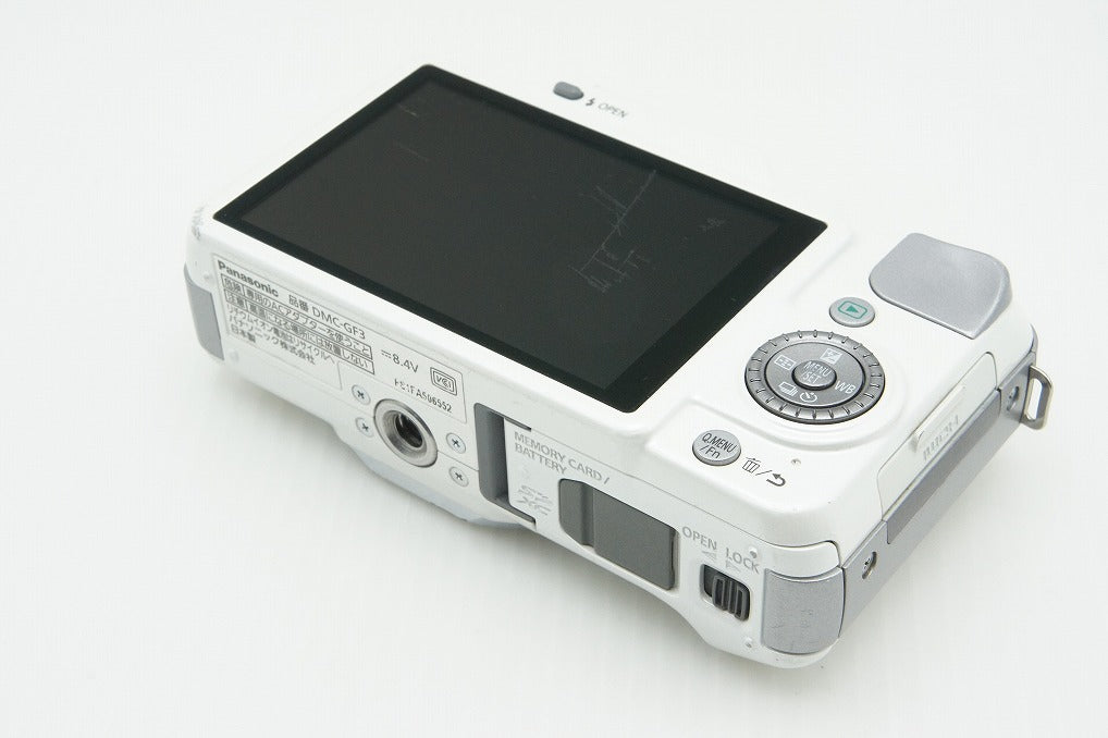 良品 Panasonic パナソニック LUMIX DMC-GF3 ボディ ミラーレス一眼カメラ シェルホワイト 260205af