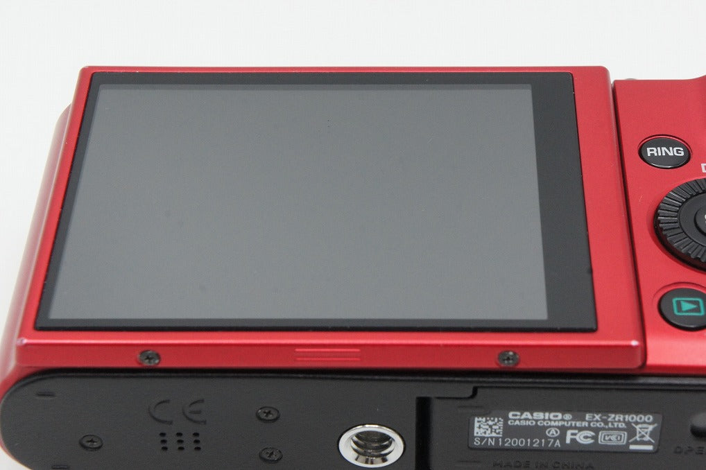 良品 CASIO カシオ EXILIM EX-ZR1000 コンパクトデジタルカメラ レッド 260317g