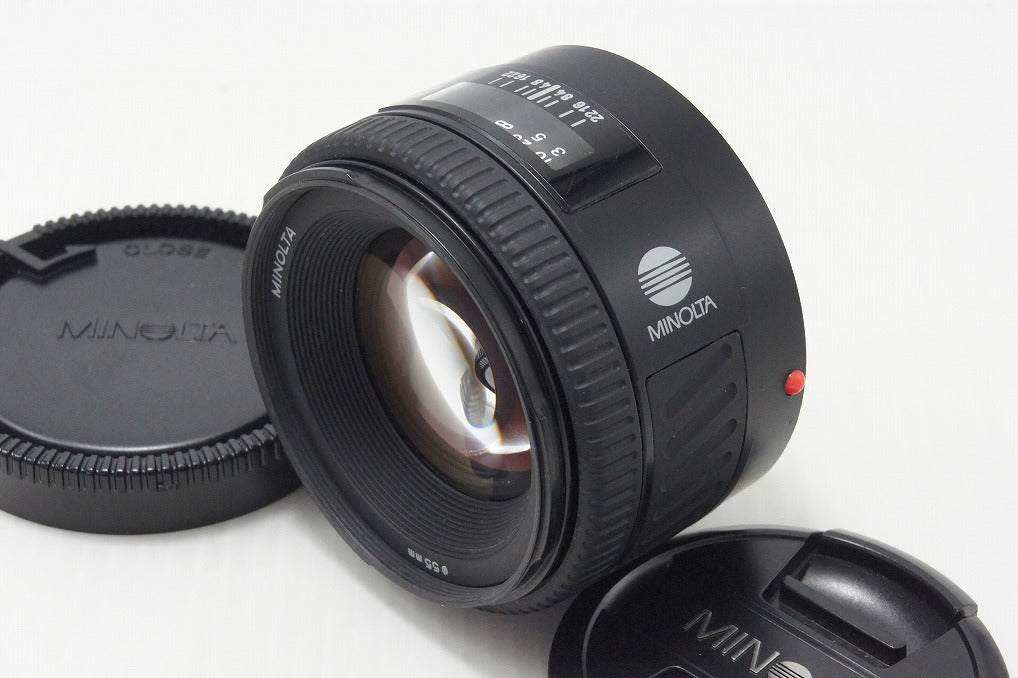 美品 MINOLTA ミノルタ AF 50mm F1.4 NEW (Second version) SONY ソニー αマウント フルサイズ 単焦点レンズ 260821t