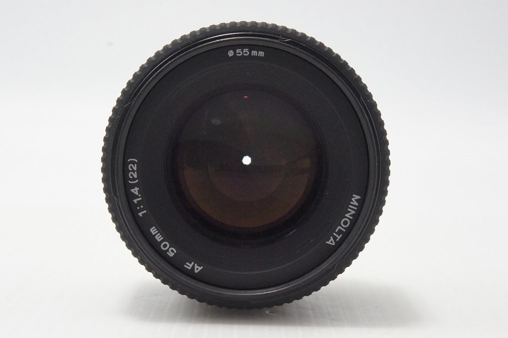 美品 MINOLTA ミノルタ AF 50mm F1.4 NEW (Second version) SONY ソニー αマウント フルサイズ 単焦点レンズ 260821t