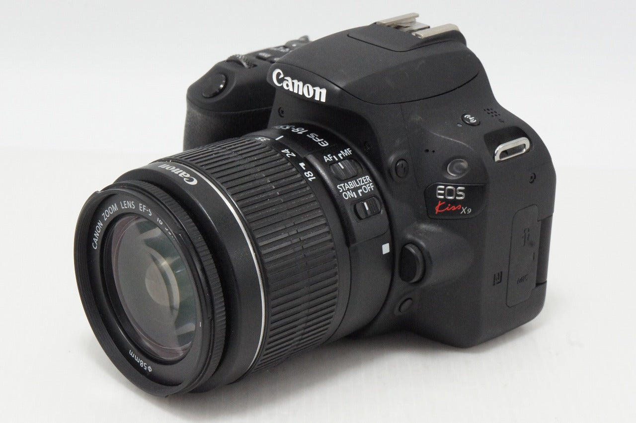 良品 Canon キヤノン EOS Kiss X9 ボディ＋ EF-S 18-55mm F3.5-5.6 IS II デジタル一眼レフカメラ 260513be