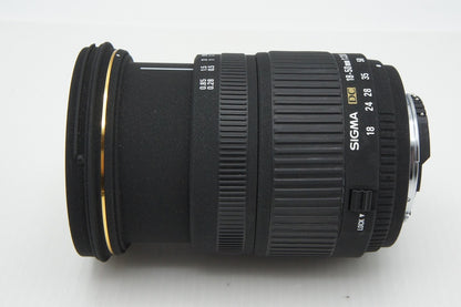 良品 SIGMA シグマ 18-50mm F2.8 EX D DC Nikon ニコン Fマウント APS-C ズームレンズ フード付 260317p