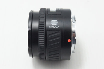 美品 MINOLTA ミノルタ AF 50mm F1.4 NEW (Second version) SONY ソニー αマウント フルサイズ 単焦点レンズ 260821t