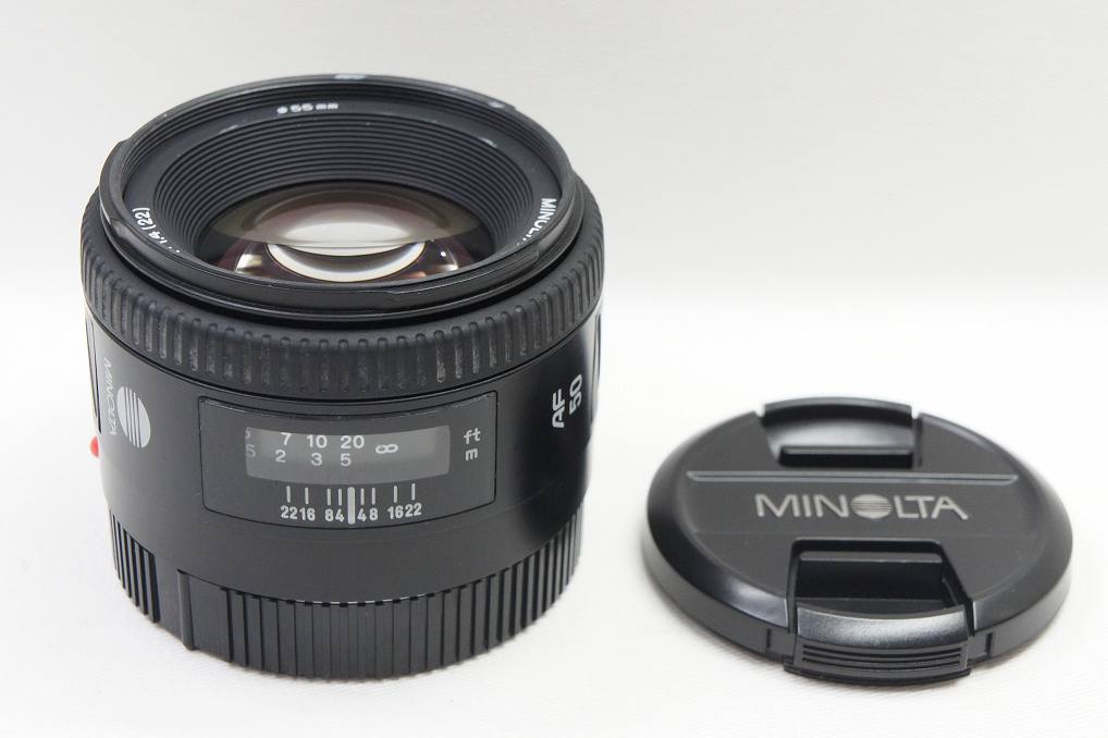 ソニーAマウント 単焦点レンズ　MINOLTA AF 50mm F1.4 New 良品 MINOLTA ミノルタ AF 50mm F1.4 NEW Second version SONY α