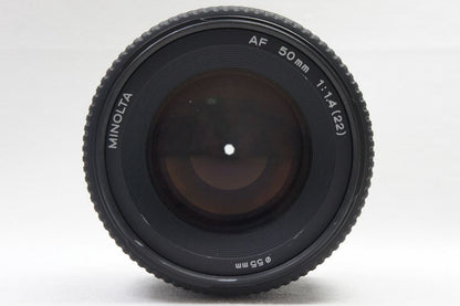 良品 MINOLTA ミノルタ AF 50mm F1.4 NEW Second version SONY αマウント 単焦点レンズ 250805f