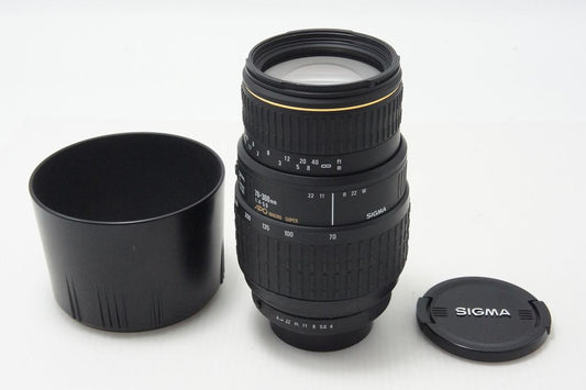 SIGMA シグマ AF APO 70-300mm F4-5.6 MACRO SUPER PENTAX ペンタックス Kマウント ズームレンズ フード付 260821g