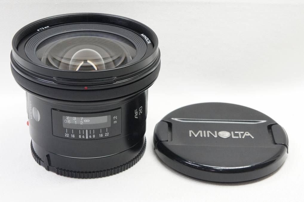 MINOLTA ミノルタ AF 20mm F2.8 New Second version SONY ソニー αマウント 単焦点レンズ 250805h