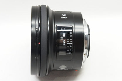 MINOLTA ミノルタ AF 20mm F2.8 New Second version SONY ソニー αマウント 単焦点レンズ 250805h