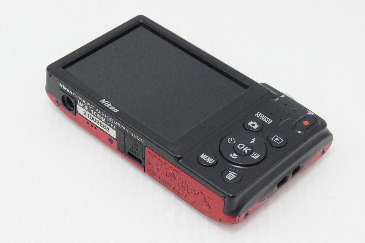 Nikon ニコン COOLPIX A100 コンパクトデジタルカメラ レッド 260427f