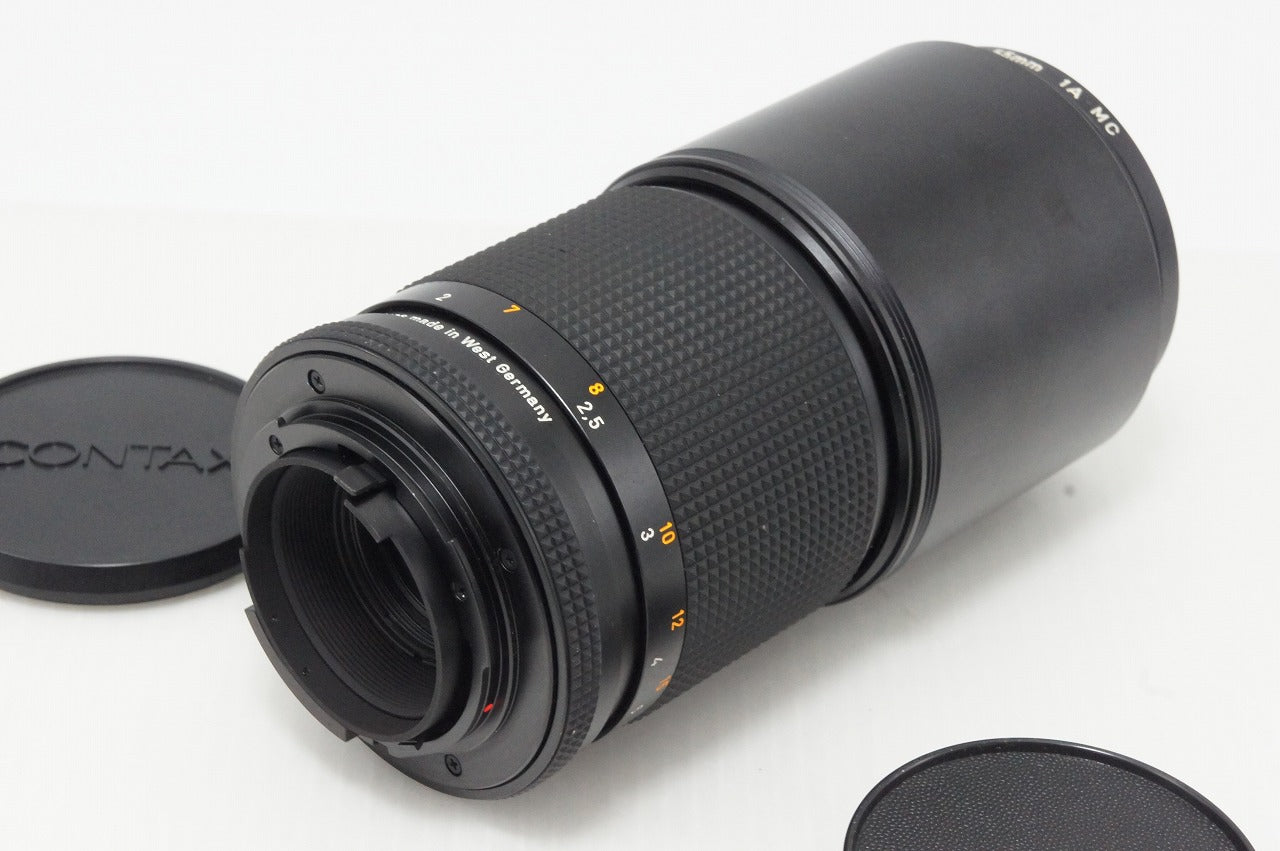 Excellent condition CONTAX Carl Zeiss Tele Tessar T* 200mm F4 AEG C/Y Mount with original filter 260513bd