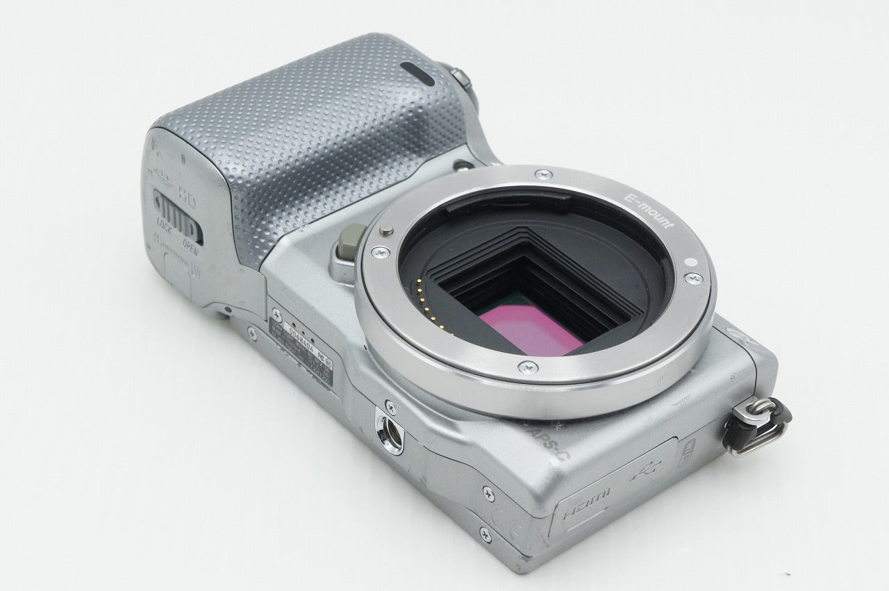 SONY ソニー NEX-5R パワーズームレンズキット ミラーレス一眼カメラ シルバー 260317w