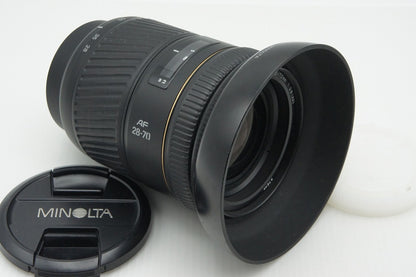 訳あり品 MINOLTA ミノルタ AF 28-70mm F2.8 G SONY ソニー αマウント ズームレンズ フード付 260205y