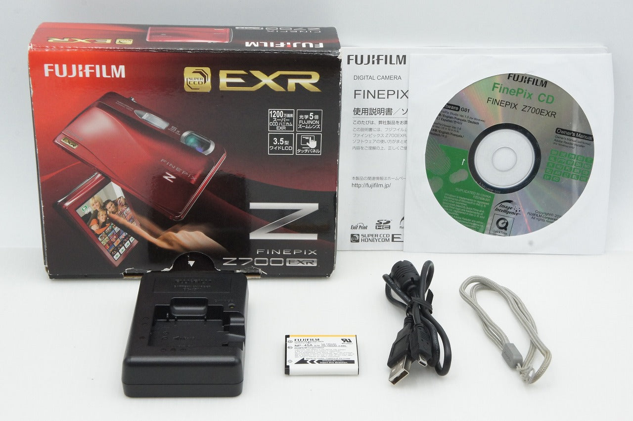 FUJIFILM FinePix Z700EXR Compact Digital Camera Red 260317t