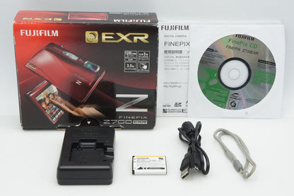FUJIFILM FinePix Z700EXR Compact Digital Camera Red 260317t