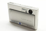 美品 SONY ソニー Cyber-Shot DSC-T1 コンパクトデジタルカメラ シルバー 241106n