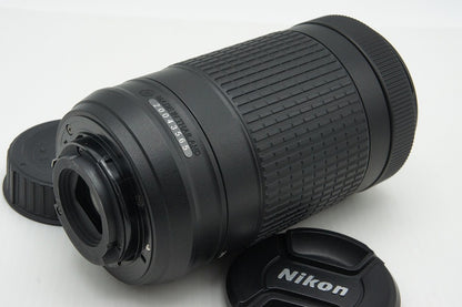 美品 Nikon ニコン AF-P DX NIKKOR 70-300mm F4.5-6.3G ED VR APS-C ズームレンズ 別売フード付 260205ad