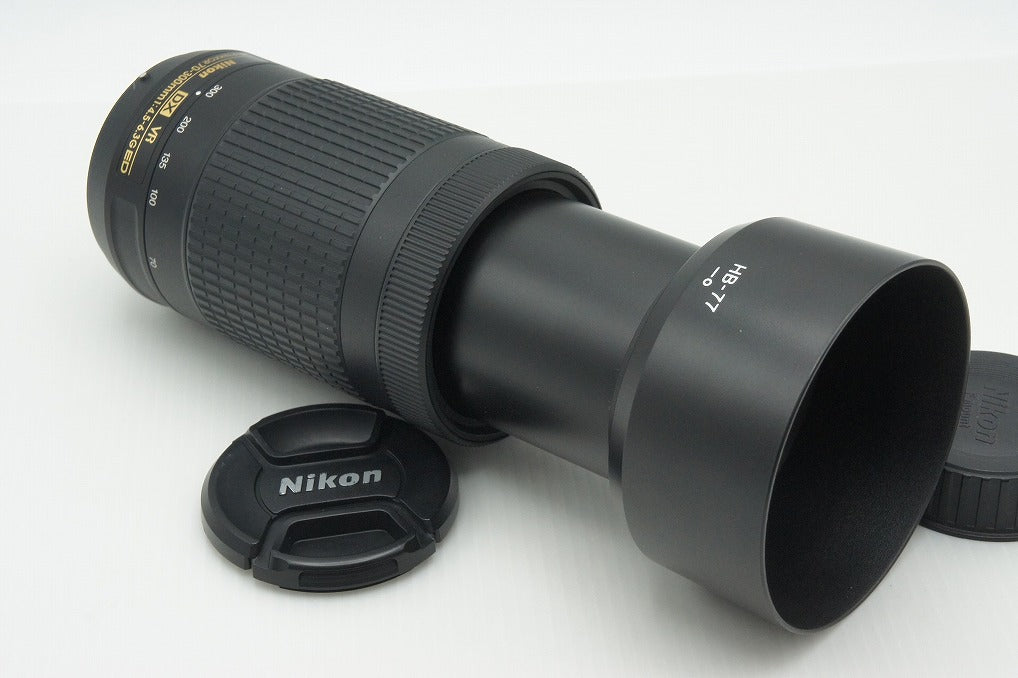 美品 Nikon ニコン AF-P DX NIKKOR 70-300mm F4.5-6.3G ED VR APS-C ズームレンズ 別売フード付 260205ad