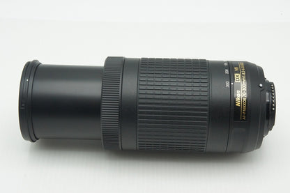 美品 Nikon ニコン AF-P DX NIKKOR 70-300mm F4.5-6.3G ED VR APS-C ズームレンズ 別売フード付 260205ad
