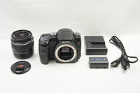 良品 SONY α100 DSLR-A100 ボディ＋DT 18-55mm F3.5-5.6 SAM SAL1855レンズ付 デジタル一眼 240826j