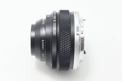 美品 OLYMPUS オリンパス OM-SYSTEM ZUIKO AUTO MACRO 38mm F2.8 MF 単焦点レンズ 260821w