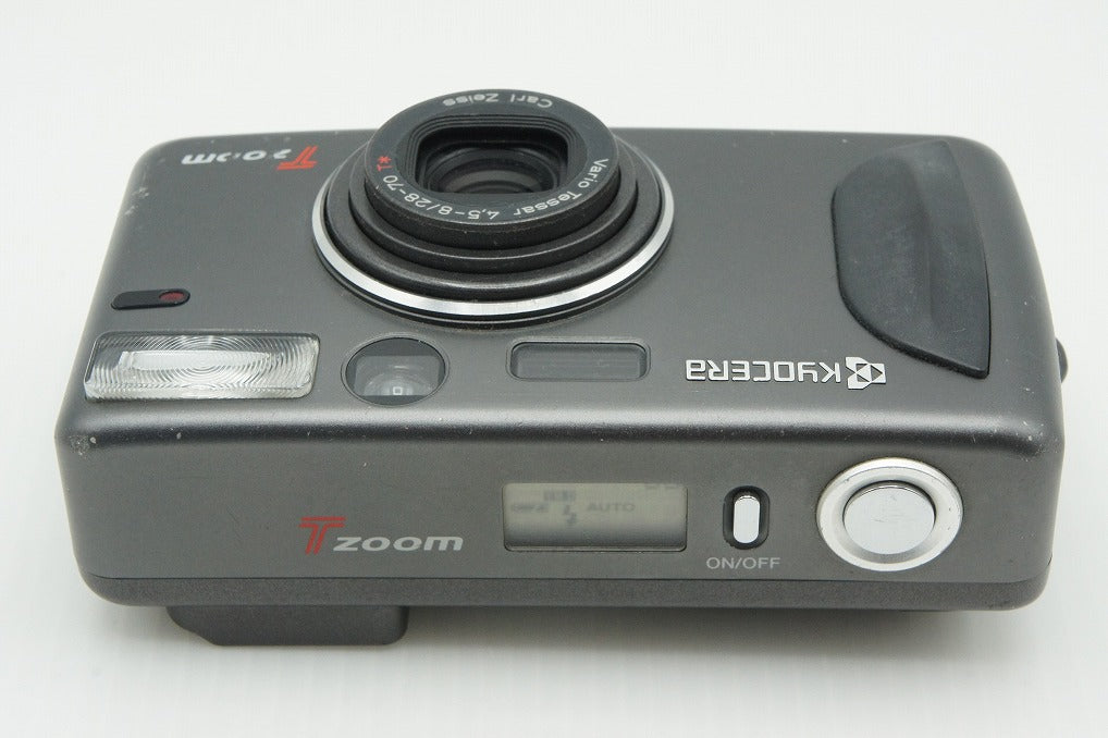 訳あり品 KYOCERA キョウセラ T zoom 35mmコンパクトフィルムカメラ 260205h