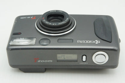 訳あり品 KYOCERA キョウセラ T zoom 35mmコンパクトフィルムカメラ 260205h