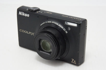 Nikon COOLPIX S6100 Compact Digital Camera Noble Black 260508k