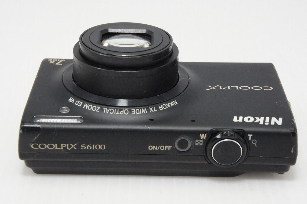 Nikon COOLPIX S6100 Compact Digital Camera Noble Black 260508k