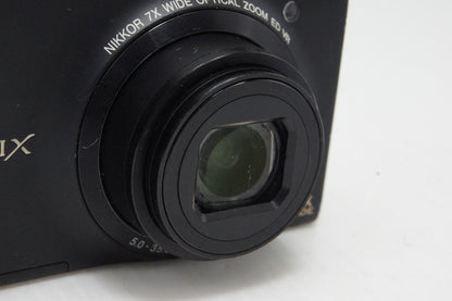 Nikon COOLPIX S6100 Compact Digital Camera Noble Black 260508k