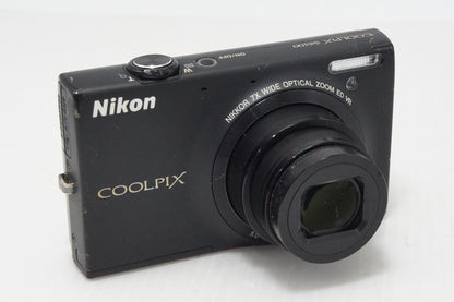 Nikon COOLPIX S6100 Compact Digital Camera Noble Black 260508k