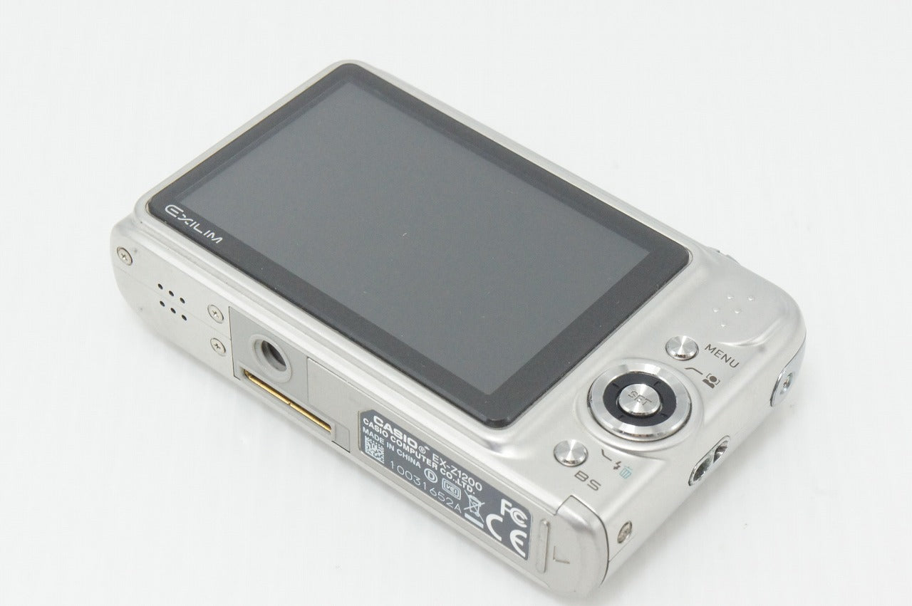 良品 CASIO カシオ ZOOM EX-Z1200 コンパクトデジタルカメラ シルバー 260508b