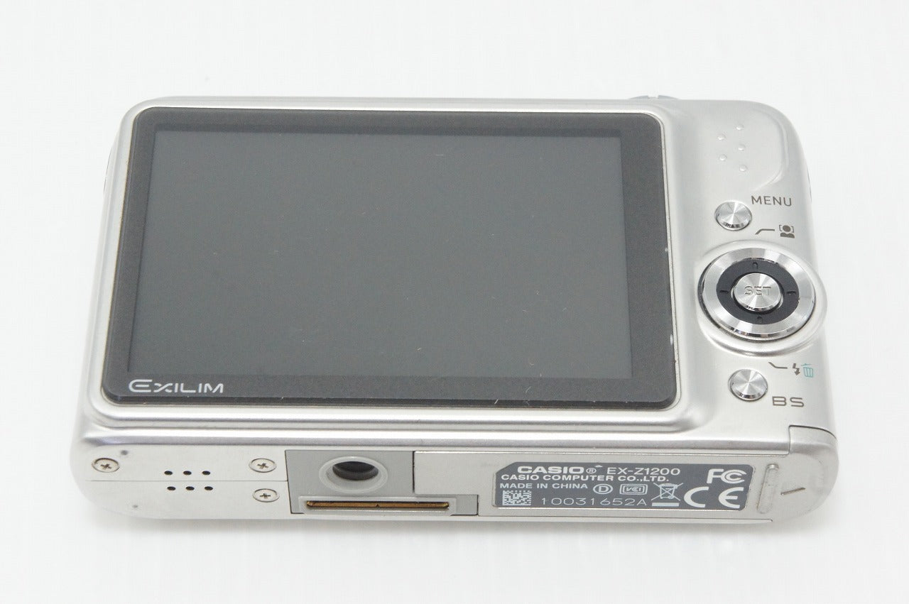 良品 CASIO カシオ ZOOM EX-Z1200 コンパクトデジタルカメラ シルバー 260508b