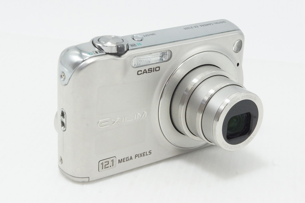 良品 CASIO カシオ ZOOM EX-Z1200 コンパクトデジタルカメラ シルバー