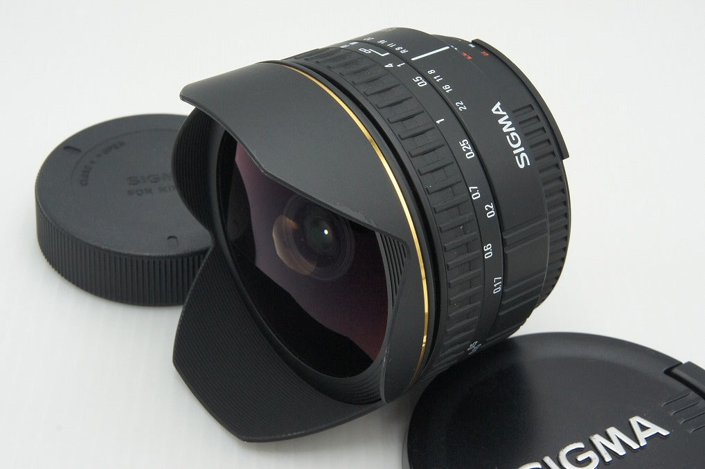 良品 SIGMA シグマ 15mm F2.8 EX DG DIAGONAL FISHEYE Nikon ニコン Fマウント フルサイズ 単焦点レンズ 260205p