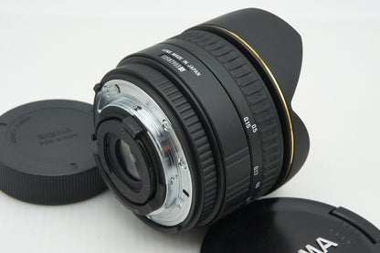 良品 SIGMA シグマ 15mm F2.8 EX DG DIAGONAL FISHEYE Nikon ニコン Fマウント フルサイズ 単焦点レンズ 260205p