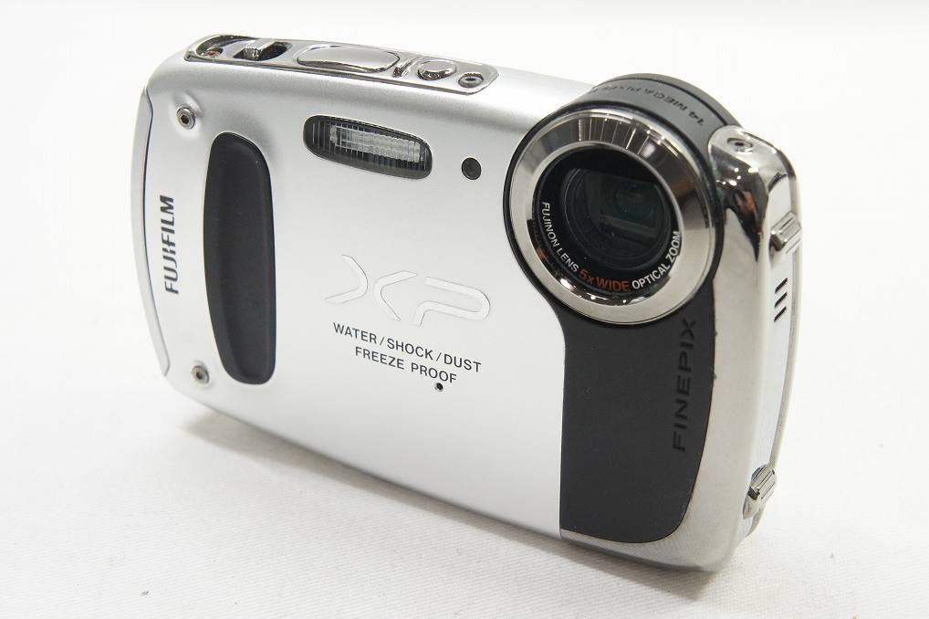 訳あり品 FUJIFILM フジフィルム FinePix XP50 コンパクトデジタルカメラ シルバー 元箱付 250804ac